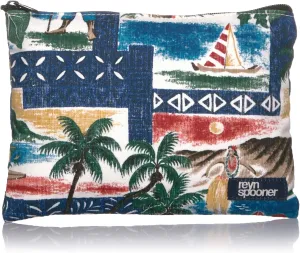 Reyn Spooner Hawaiian Christmas Cosmetic Bag Cosmetic Bag, Royal