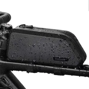 Rhinowalk Bike Frame Bag Bike Triangle Bag Waterproof top Tube Under The Bag, Suitable for Road Mountain Bike Sports, Gravel Bike(1.5L)