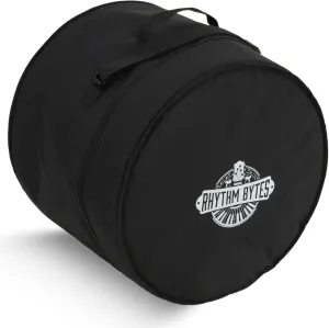 Rhythm Bytes 14-Inch Floor Tom Bag – Premium Padded Drum Case for 14x14 or 14x12 Floor Toms, 10mm Thick Padding, Heavy-Duty & Water-Resistant Construction