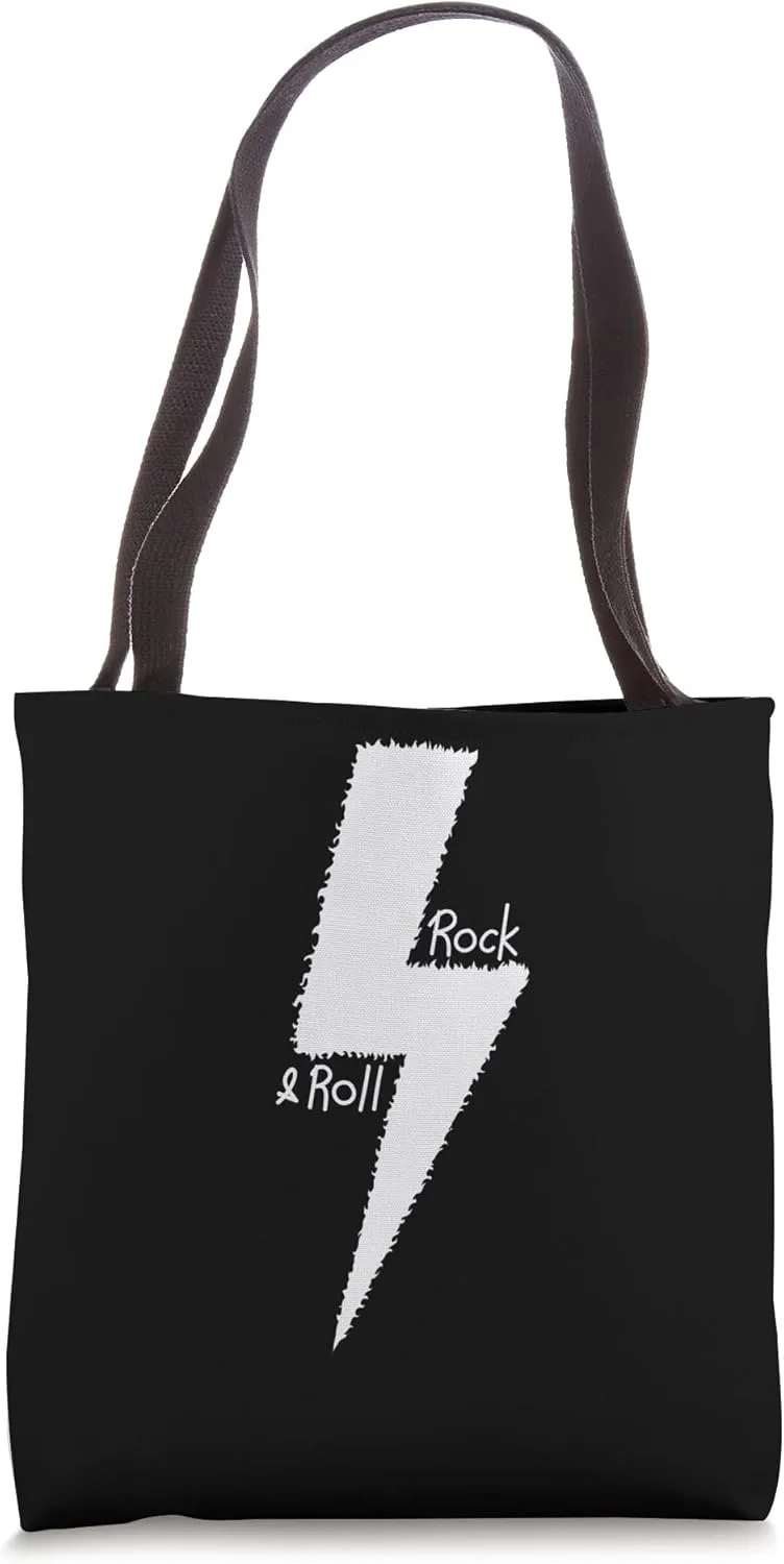 Rock 'n' Roll Guitar Genre Music Style Tote Bag