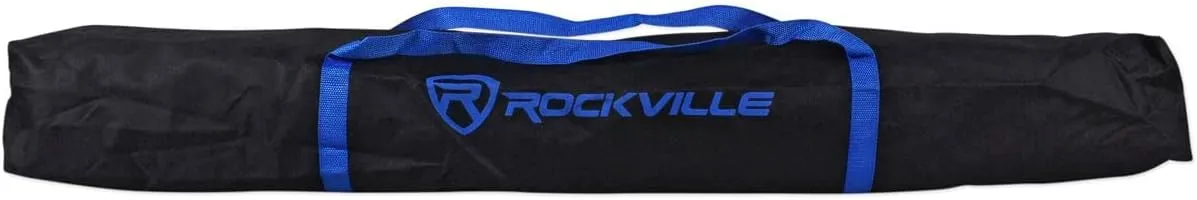 Rockville RVSS4A Zipperd Heavy Duty Carry Bag with Handles For Speaker Stand
