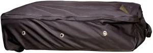 Rolling Saddle Pad Bag | Color Black | Holds 5 Western Work Pads or 8 Wool Show Pads | Rolling Wheels for Easy Transport | Venting Holes for Airflow | Heavy Duty Carry Handles