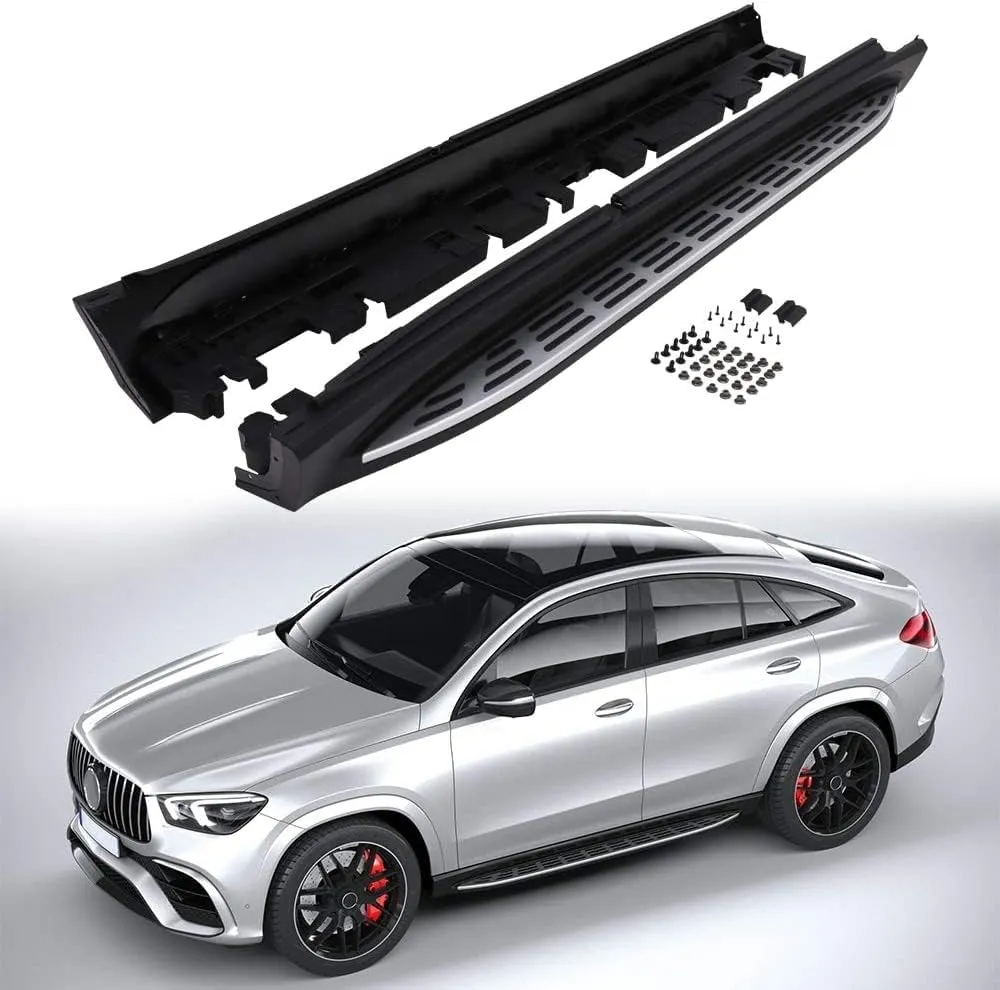 Running Boards Fit for 2020-2024 Mercedes-Benz GLE Coupe AMG 53 63 Nerf Bars Side Steps