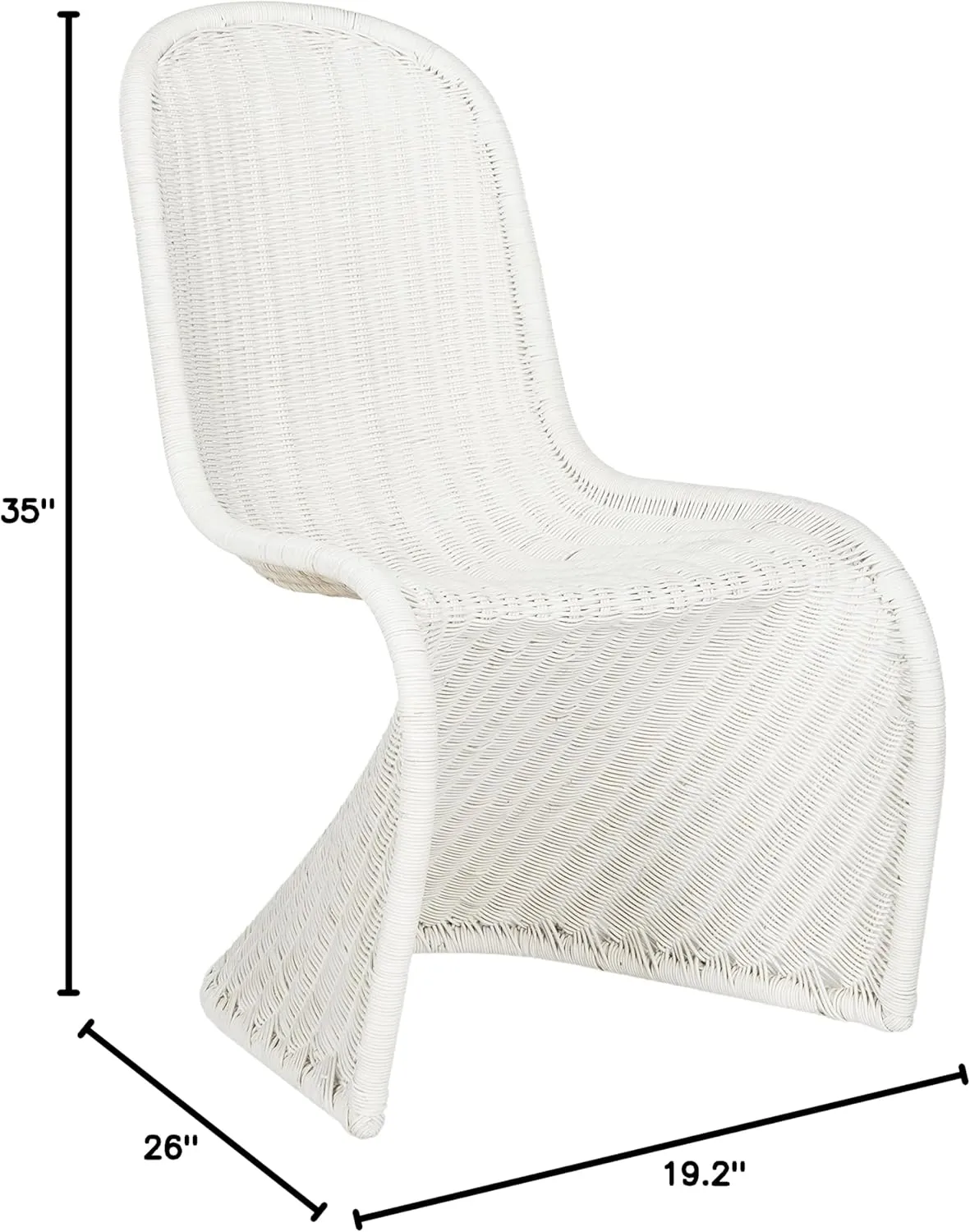 Safavieh Home Collection Tana Wicker Side Chair