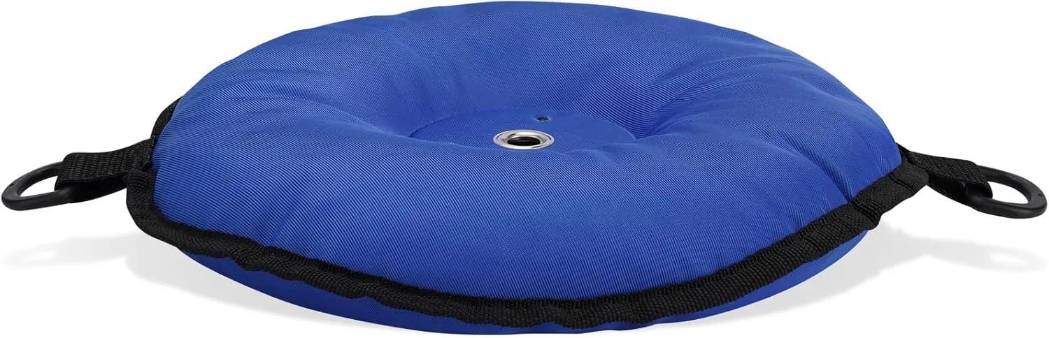 Sand Bag Boat Base (Weighs 5 lbs), for Use with Stainless Steel Bird Deterrent, Weatherproof Blue Canvas, Long Legs Bird Deterrent Sold Separately