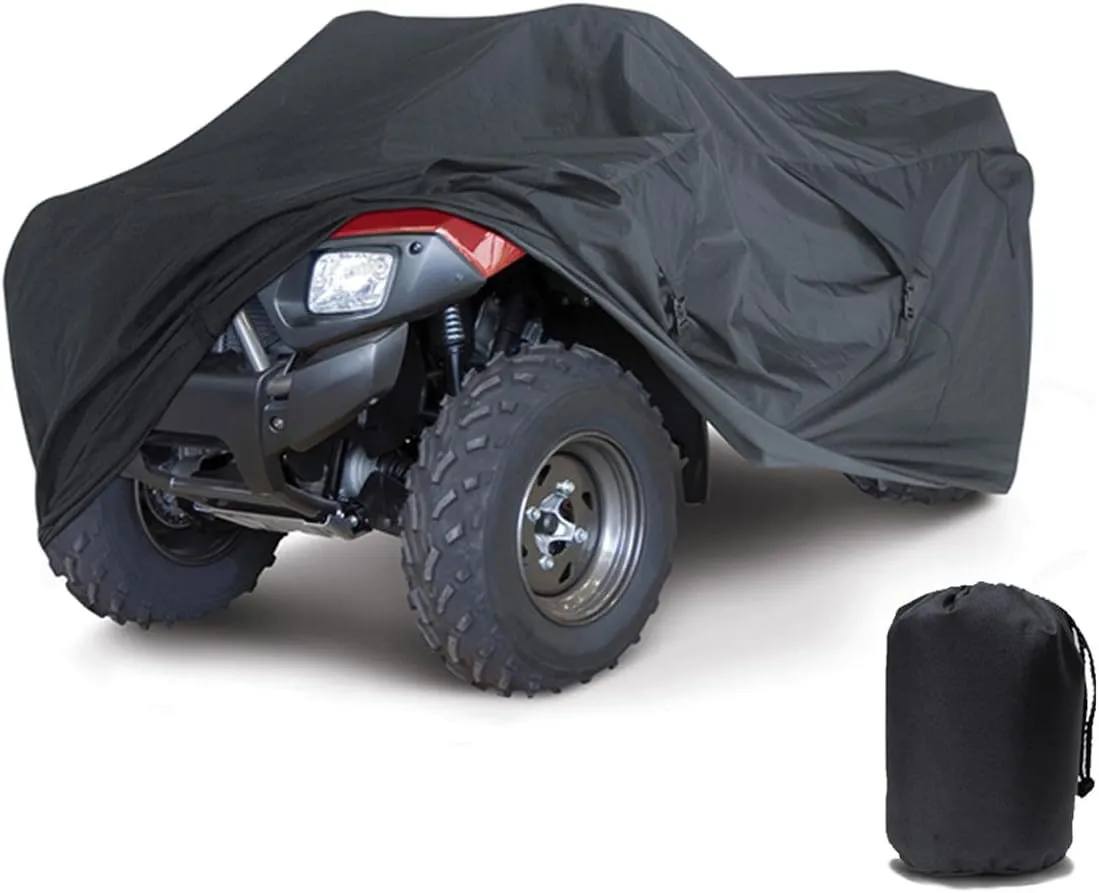 SBU ATV cover compatible for Yamaha Grizzly 700 FI Auto. 4x4 Quad 4 Wheeler All Terrain Vehicles 2007-2011. Strong All Weather Protection.