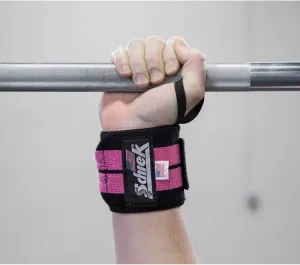 Schiek 12" Pink Heavy Duty Wrist Wraps - Wrist Band for Maximum Support