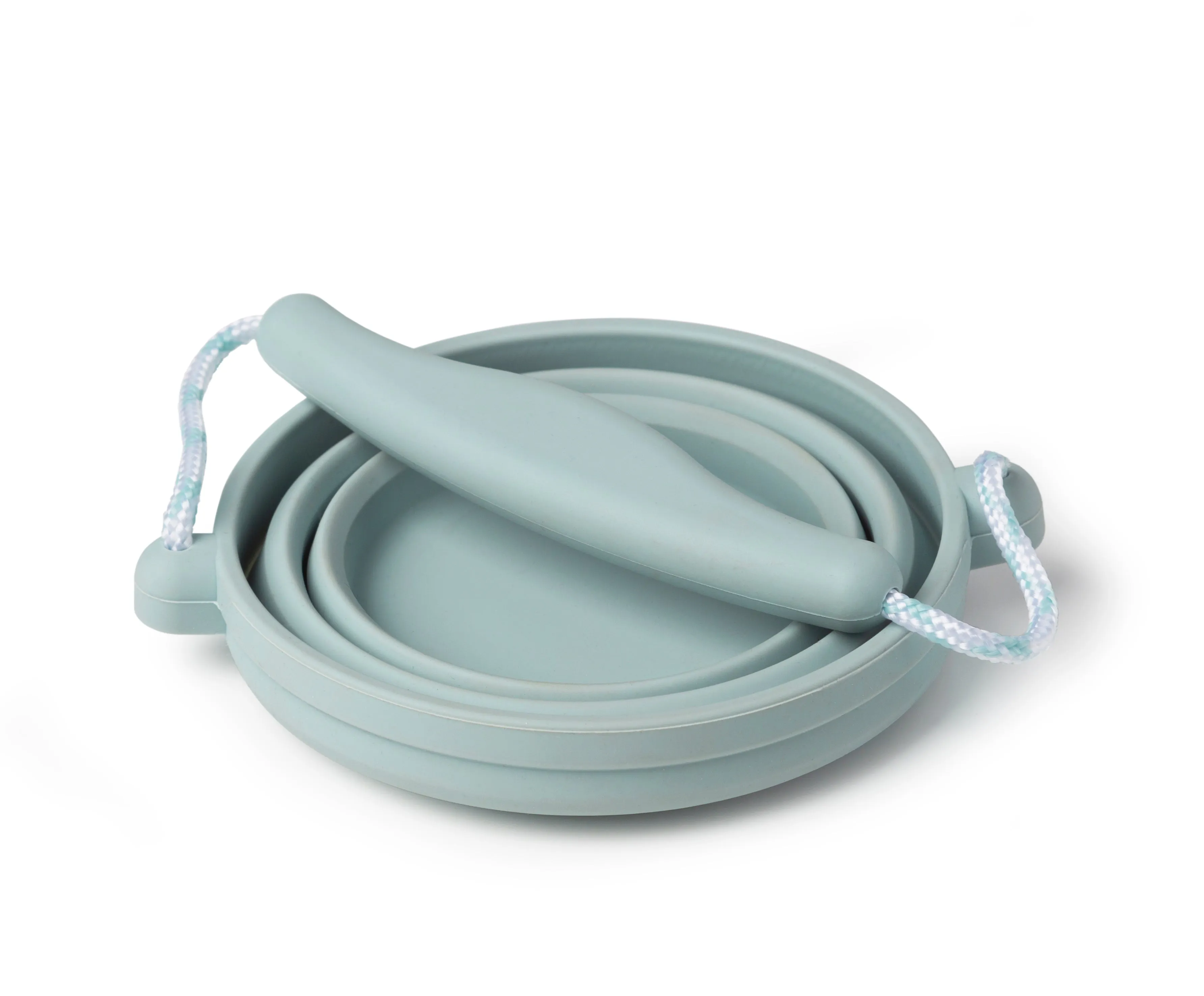 Scrunch Seedling Pot   Trowels - Duck Egg Blue