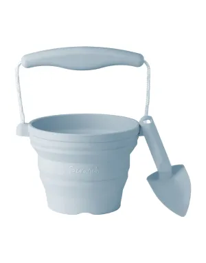 Scrunch Seedling Pot   Trowels - Duck Egg Blue
