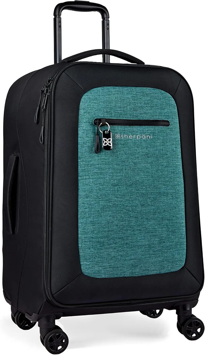 Sherpani Women Soft Side Check in Luggage, Teal, 26 Inch