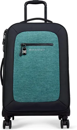 Sherpani Women Soft Side Check in Luggage, Teal, 26 Inch