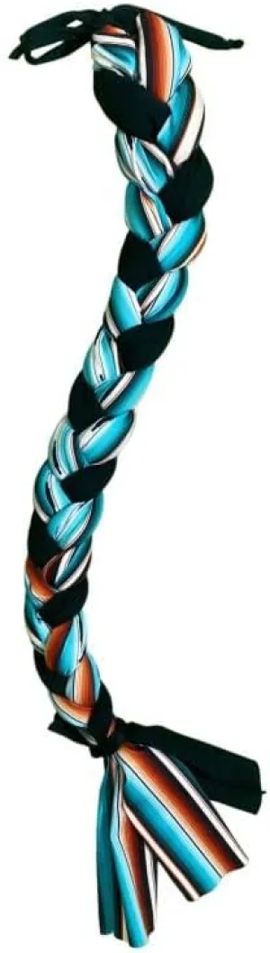 Showman Teal Serape Braid-In Lycra Tail Bag