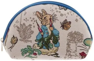 Signare Tapestry Cosmetic Bag Makeup Bag Toiletry Case Travel Organiser for Women with Peter Rabbit Designs, Peter Rabbit, Cosmetic Bag