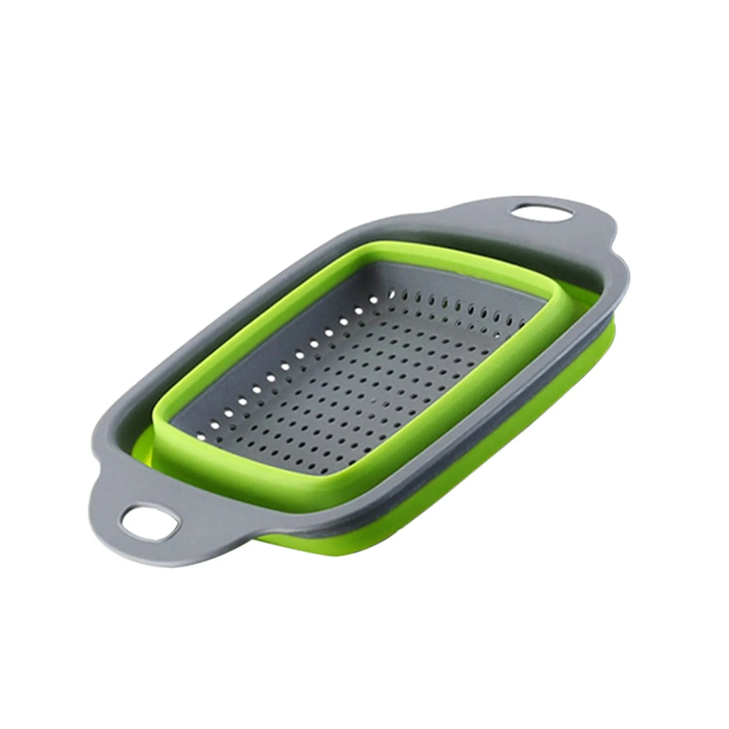 Silicone Square Plastic Folding Collapsible Durable Kitchen Sink Dish Rack