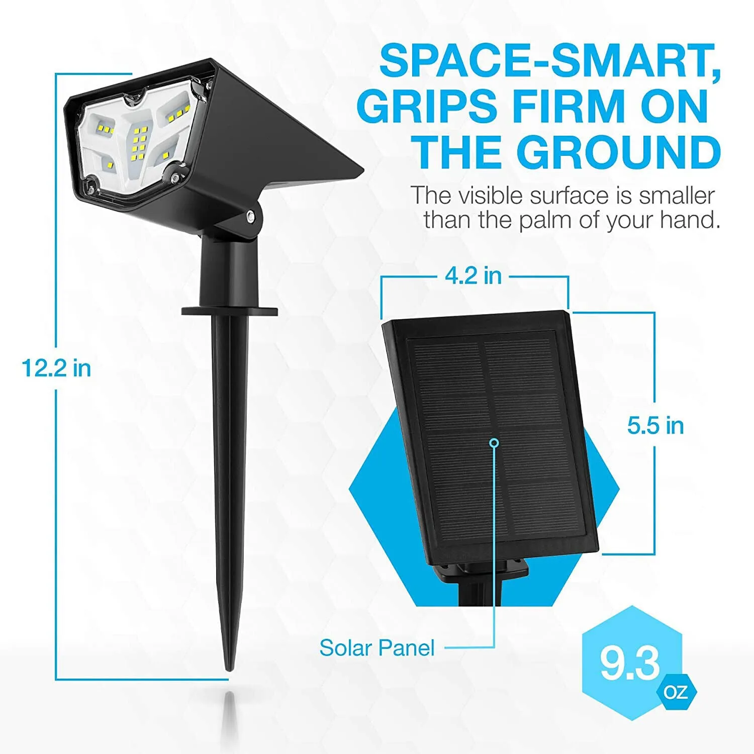 Solar buried lamp projection lamp LED outdoor landscape garden wall lamp