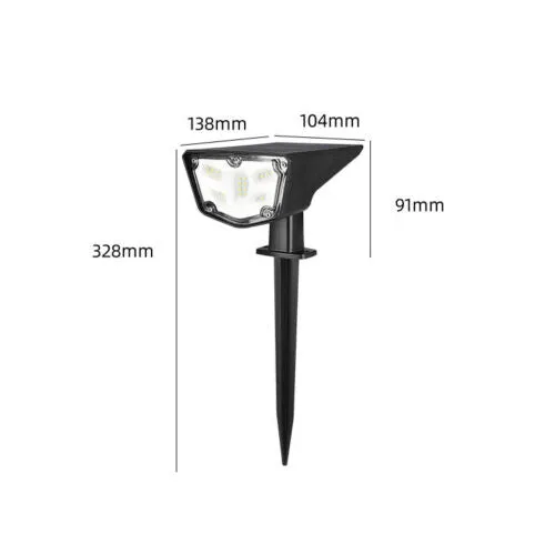 Solar buried lamp projection lamp LED outdoor landscape garden wall lamp