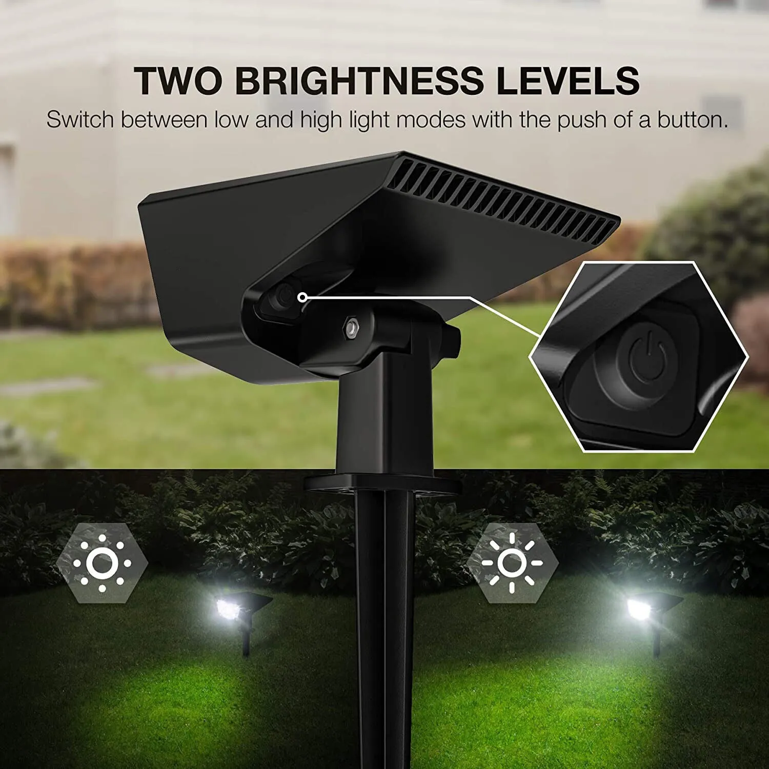 Solar buried lamp projection lamp LED outdoor landscape garden wall lamp