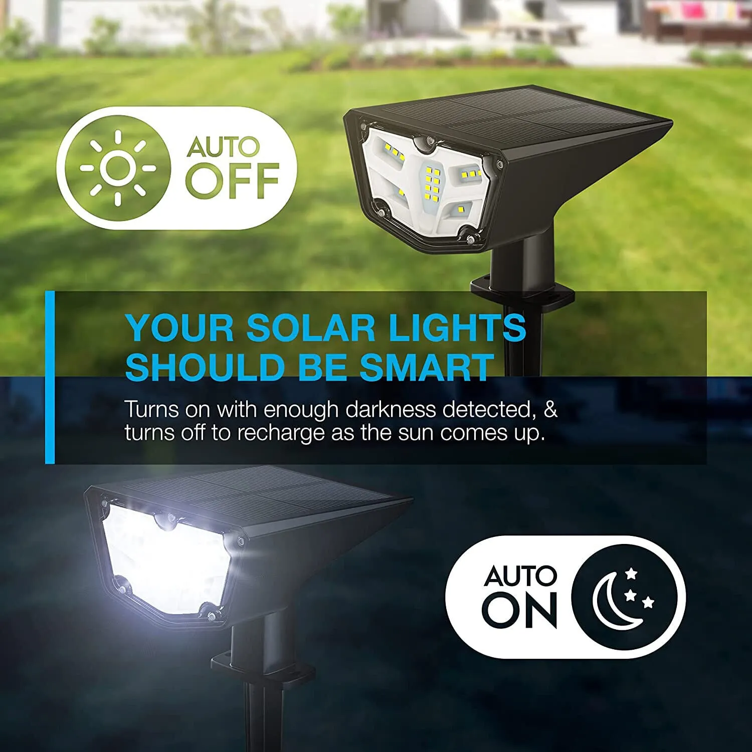 Solar buried lamp projection lamp LED outdoor landscape garden wall lamp