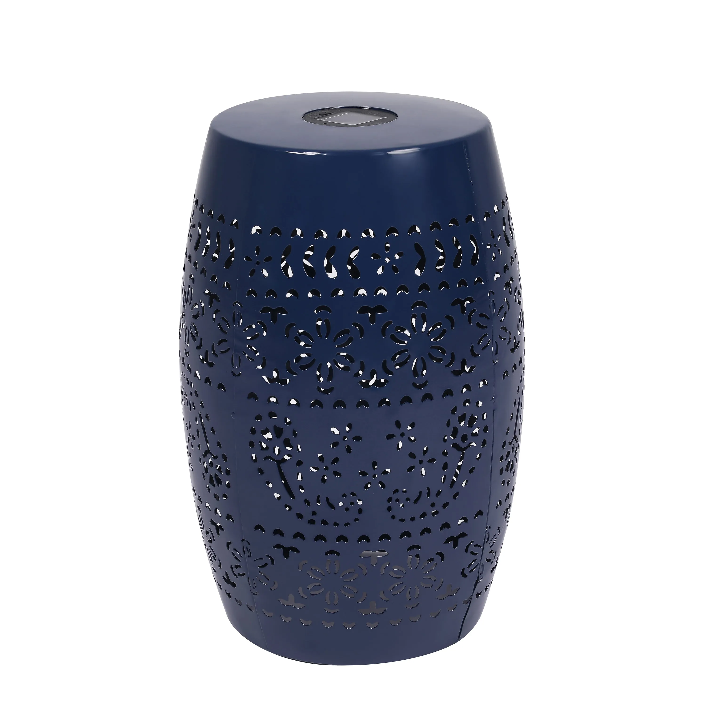 SOLAR SIDE TABLE,DARK BLUE COLOR