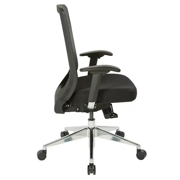 Space High Back Black Vertical Mesh Chair 521-3T1P96A8