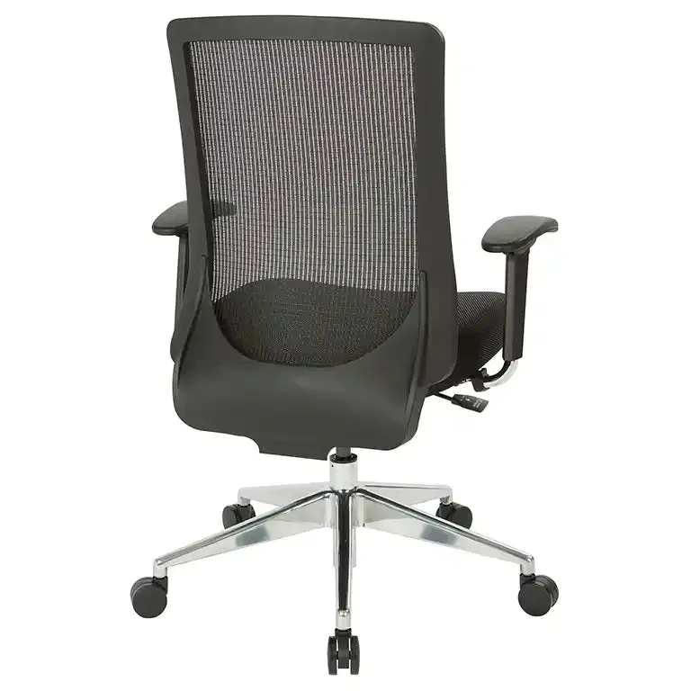 Space High Back Black Vertical Mesh Chair 521-3T1P96A8