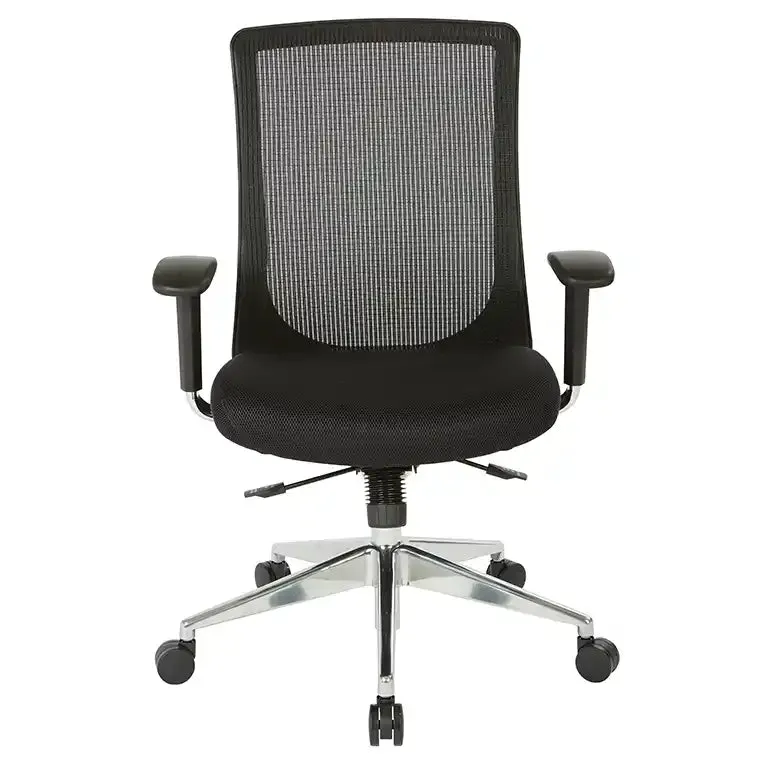 Space High Back Black Vertical Mesh Chair 521-3T1P96A8
