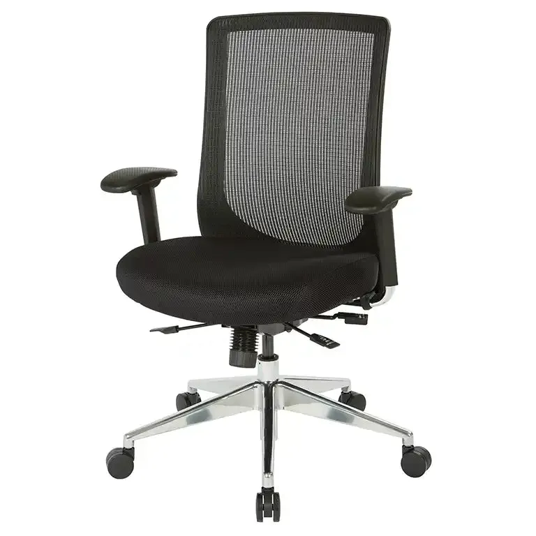 Space High Back Black Vertical Mesh Chair 521-3T1P96A8