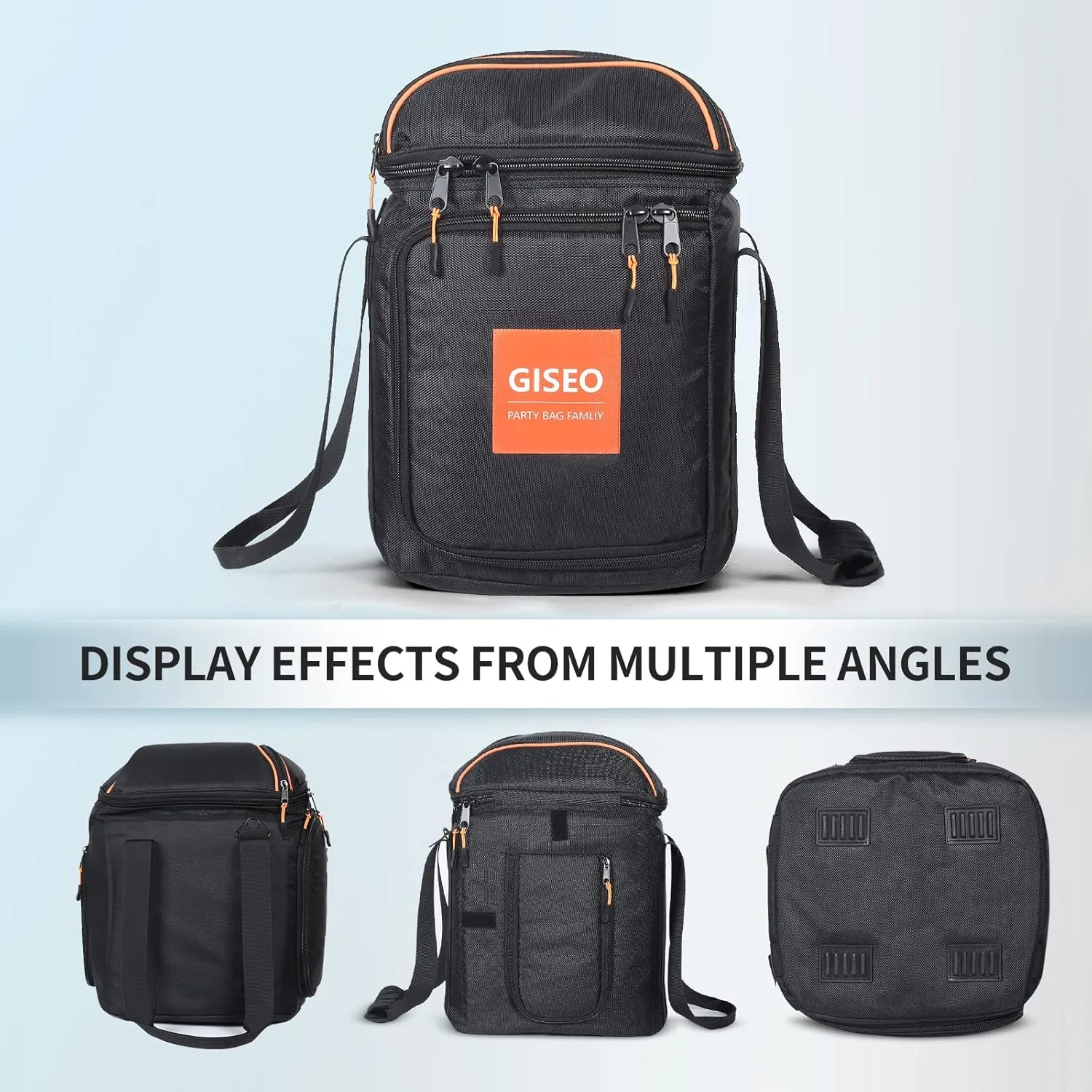 Speaker Bag Rugged Carry Case Compatible with JBL Party Box Encore Essential, Portable Travel Tote Bag Backpack for Encore Essential 2 (For JBL PartyBox Encore Essential)