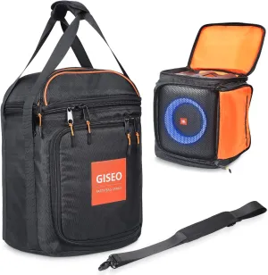 Speaker Bag Rugged Carry Case Compatible with JBL Party Box Encore Essential, Portable Travel Tote Bag Backpack for Encore Essential 2 (For JBL PartyBox Encore Essential)
