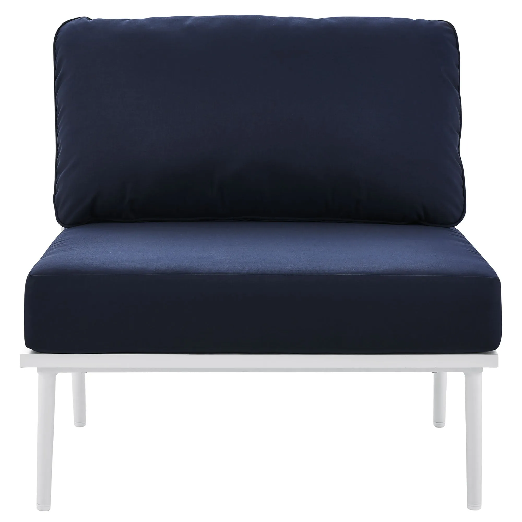 Stance Outdoor Patio Aluminum Armless Chair