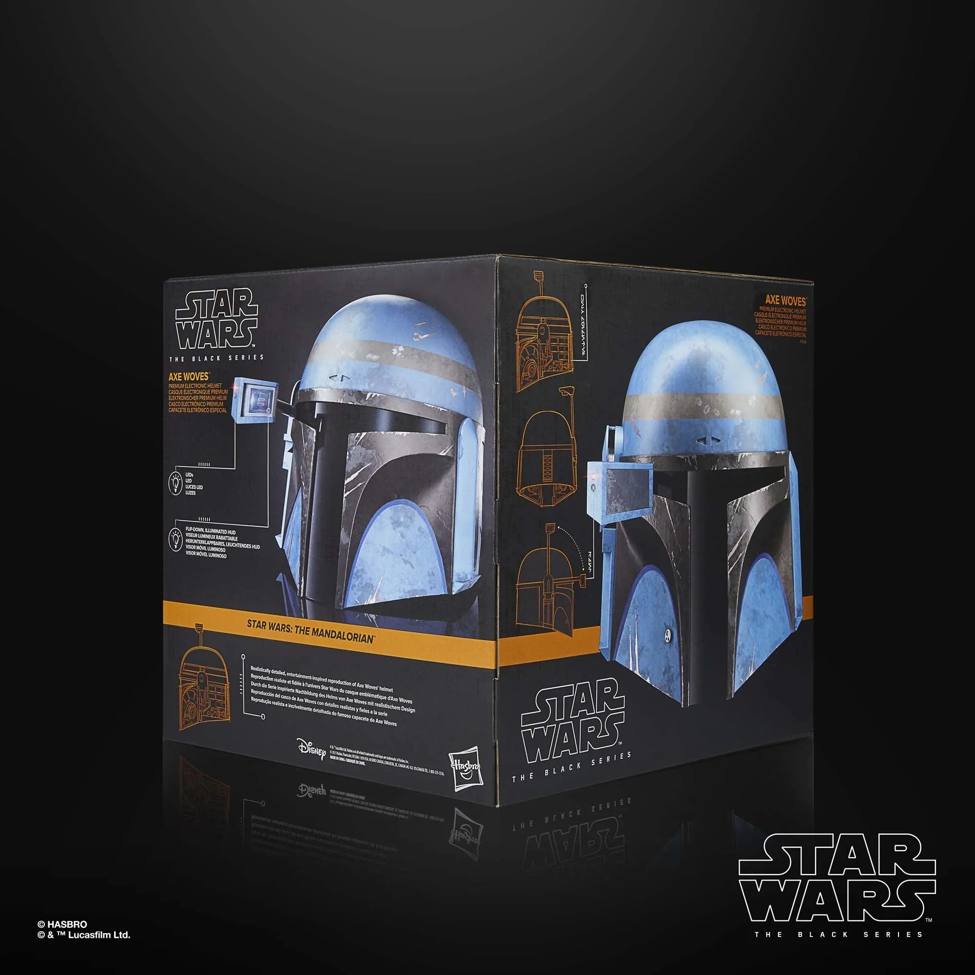 Star Wars The Black Series Axe Woves Helmet - Presale