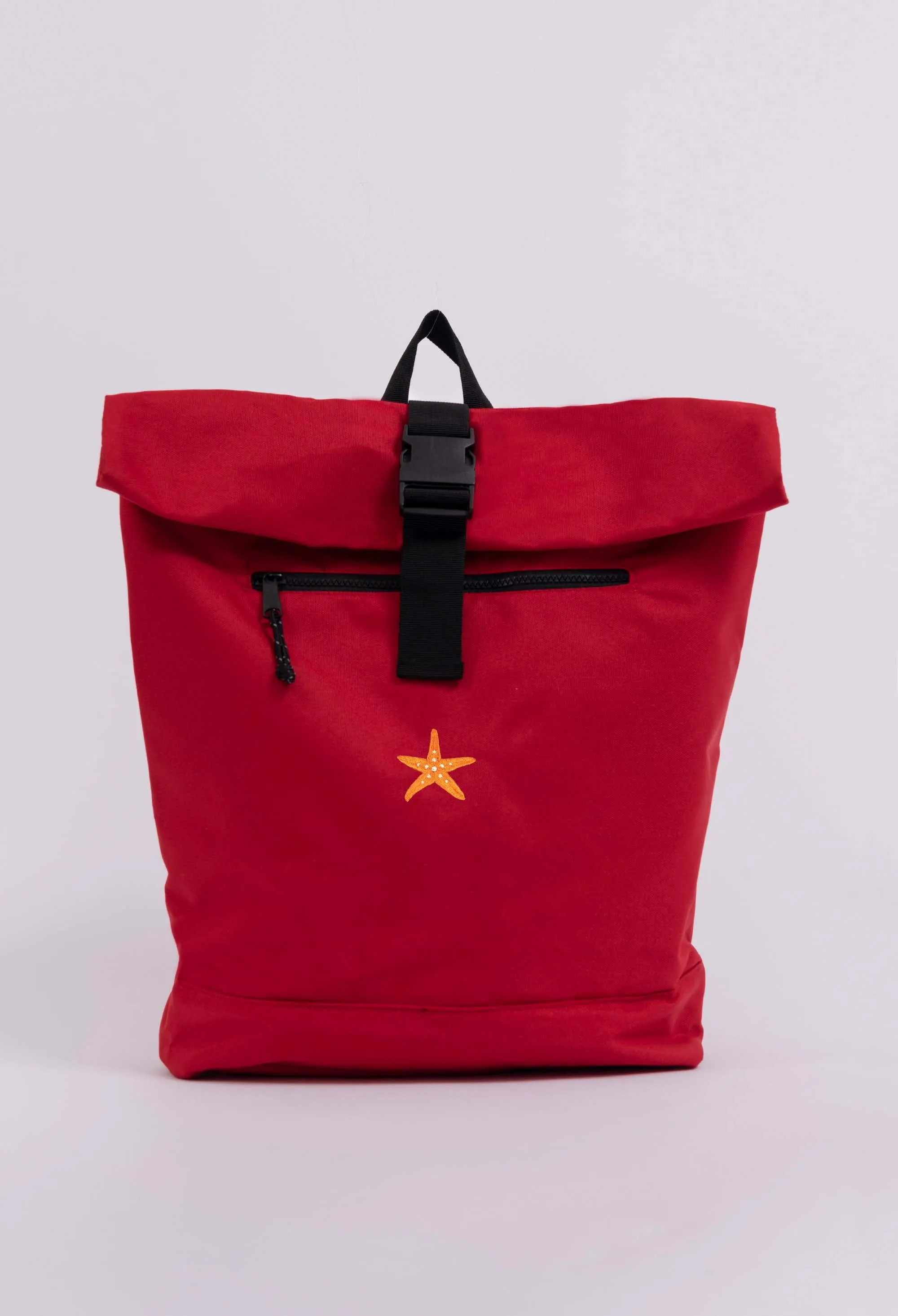 starfish recycled roll-top backpack