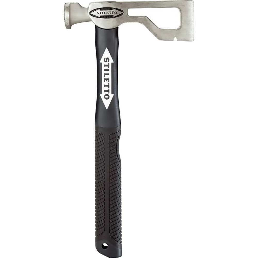 Stiletto 9 oz. Drywall Axe Fiberglass Hammer with 13 in. Handle