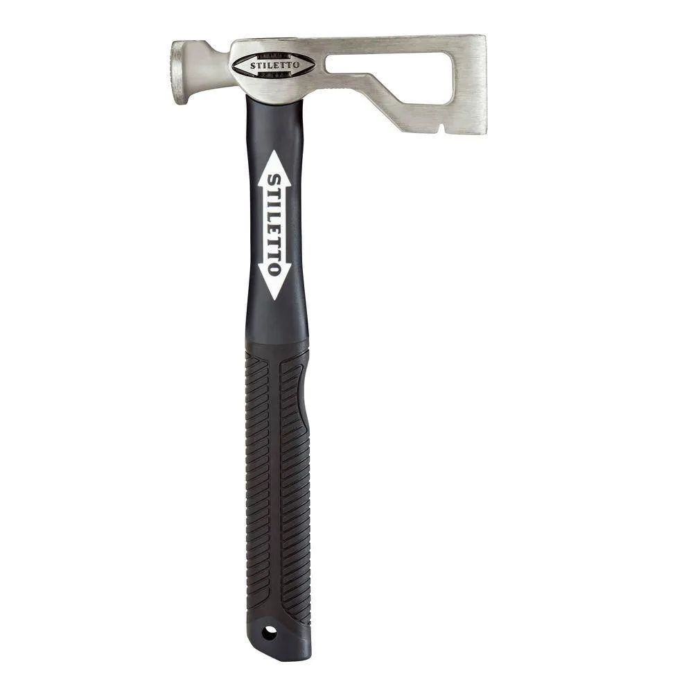 Stiletto 9 oz. Drywall Axe Fiberglass Hammer with 13 in. Handle