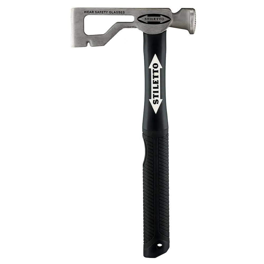 Stiletto 9 oz. Drywall Axe Fiberglass Hammer with 13 in. Handle