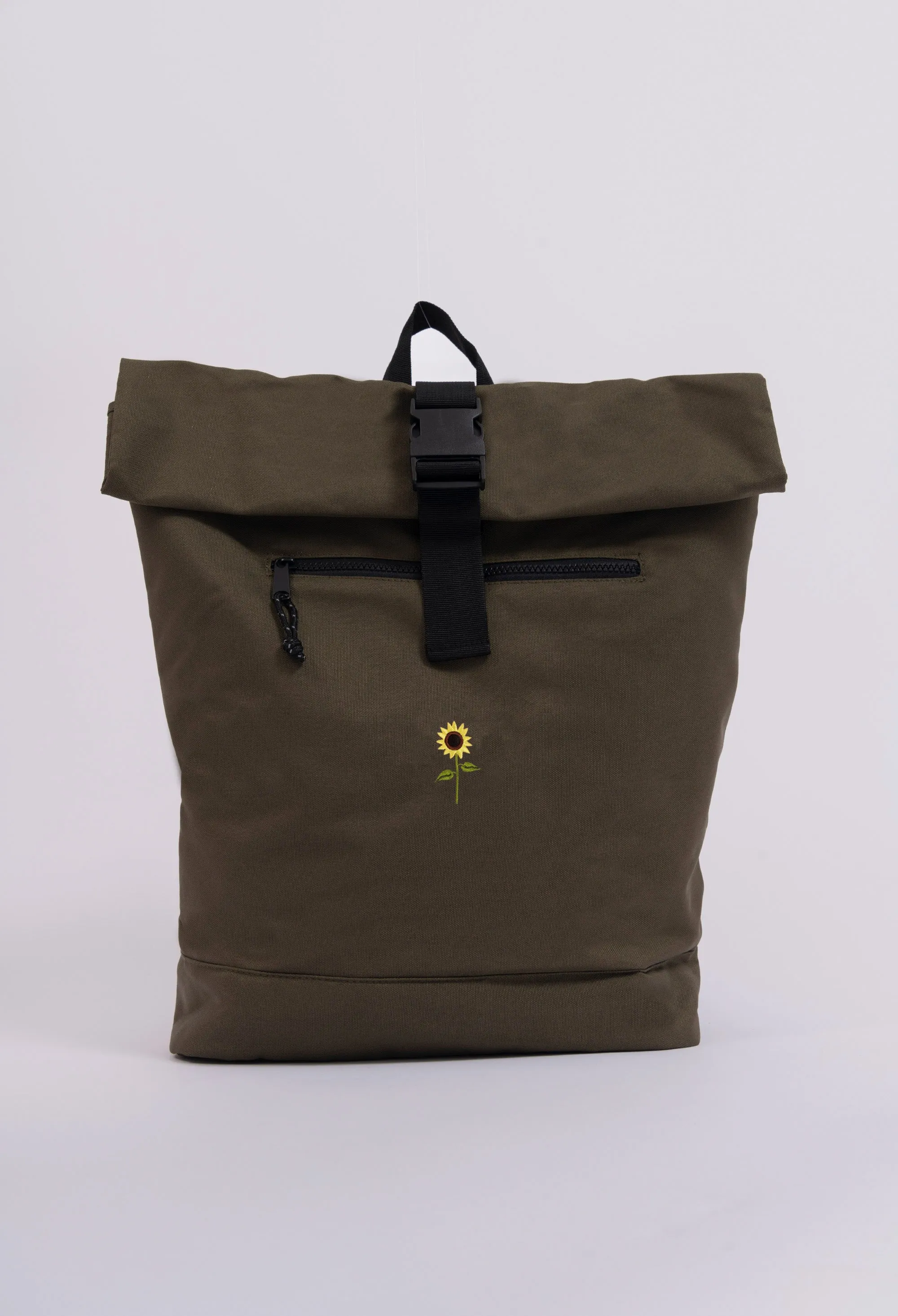 sunflower recycled roll-top backpack