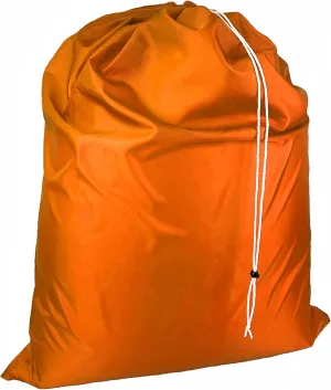 Super Extra Large Heavy Duty 100% Nylon Laundry Storage Bag, H U G E size: L 40" x H 50", Laundry Bag with Locking Closure Drawstring, Machine Washable, XXL Organizer Bag. Made in USA. (ORANGE)