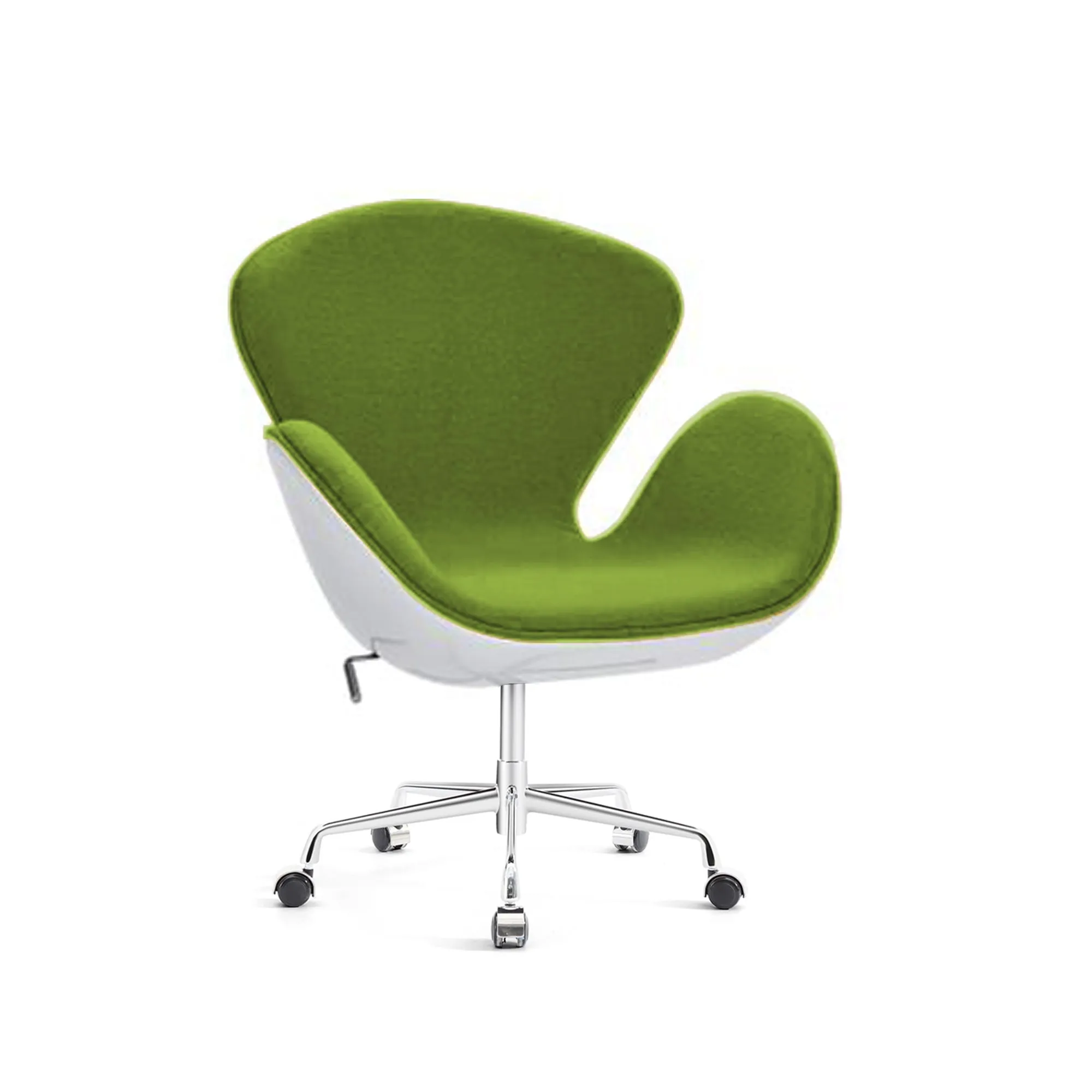 Swan Chair Cashmere with Casters