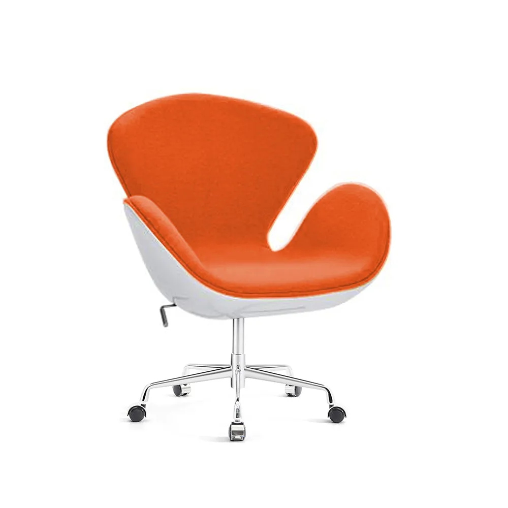 Swan Chair Cashmere with Casters