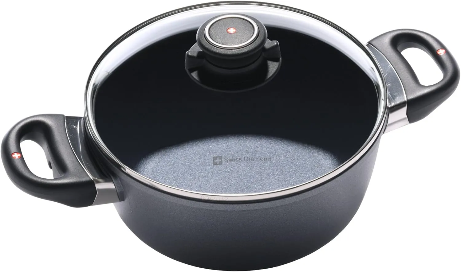 Swiss Diamond - 8" Induction Casserole w/Glass Lid