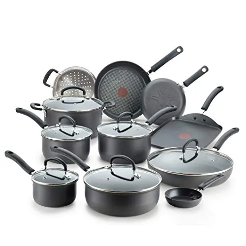 T-fal Ultimate Hard Anodized Cookware Set (17 Piece)