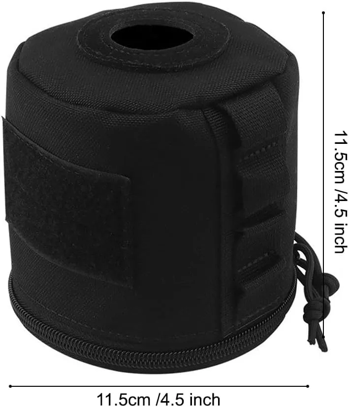 Tactical Toilet Paper Holder, Waterproof Toilet Roll Paper Bag Toilet Paper Storage Pouch with Side Webbing for Camping Hiking Picnics
