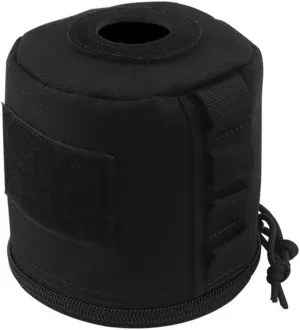 Tactical Toilet Paper Holder, Waterproof Toilet Roll Paper Bag Toilet Paper Storage Pouch with Side Webbing for Camping Hiking Picnics