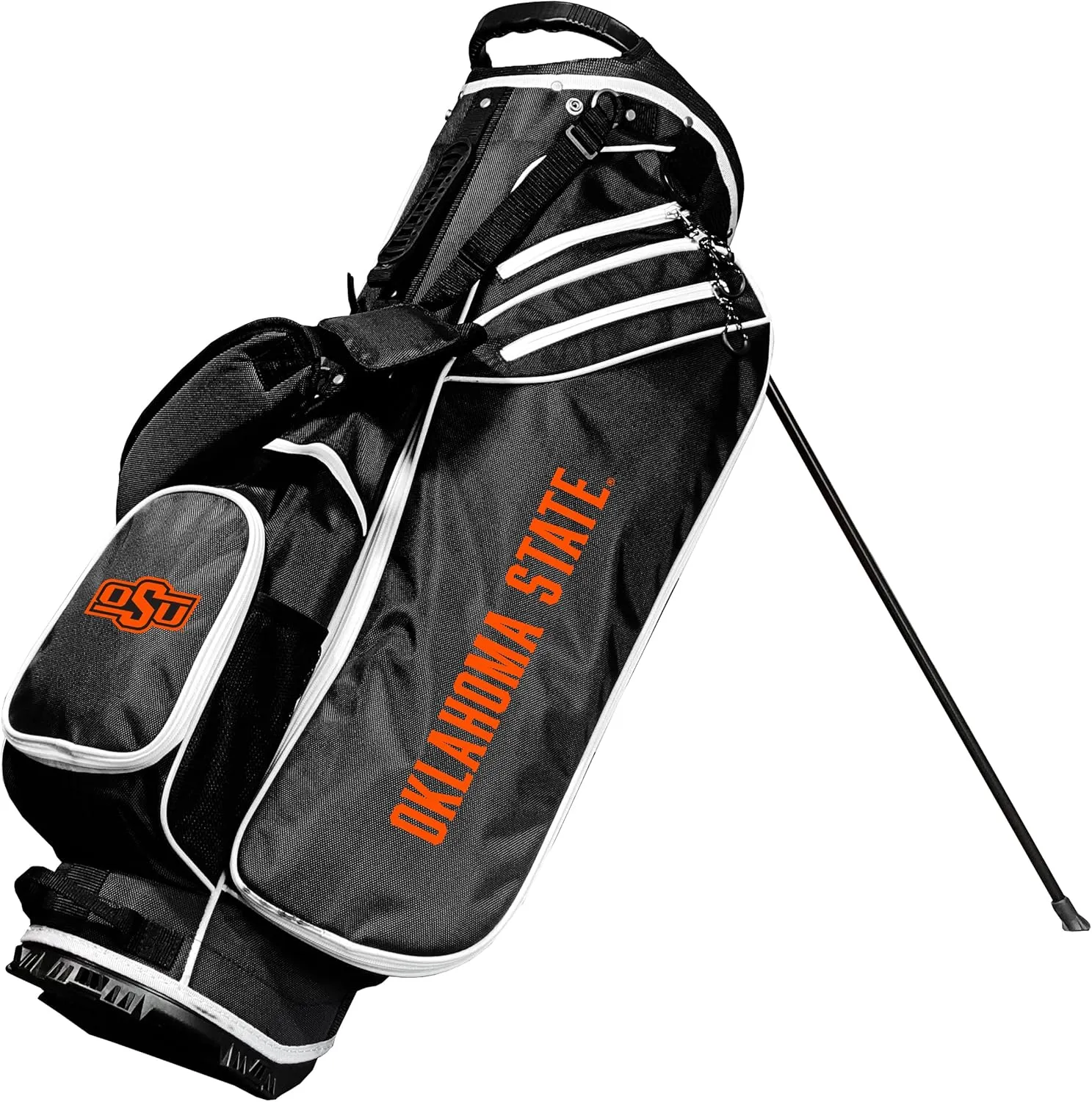 Team Golf NCAA Team Golf NCAA Birdie Stand Golf Bag, Lightweight, 14-Way Club Divider, Spring Action Stand, Insulated Cooler Pocket, Velcro Glove and Umbrella Holder & Padded Handles