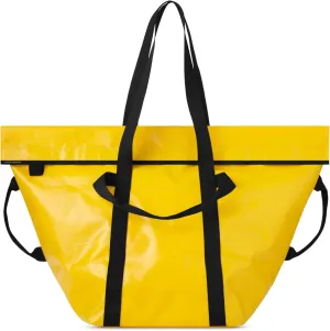 Teenage Engineering heavy-duty large shoulder overnight weekend bag with internal pockets and multiple straps, tear-resistant and water-repellant, fits OD-11 (yellow)