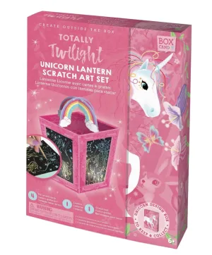 Totally Twilight Unicorn Lantern Scratch Art Set