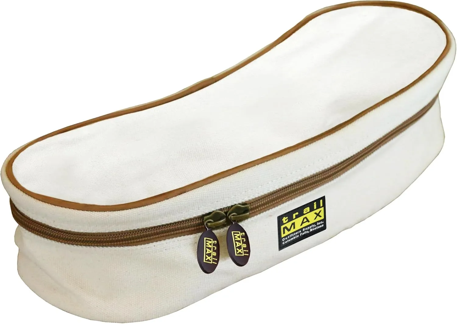 TrailMax Canvas Horse Cantle Bag for Trail Riding; Premium Rugged Canvas Saddle Bag; Canvas Cantle Saddle Bag for Western & Endurance Saddles; Saddle Bag for Trail Riding