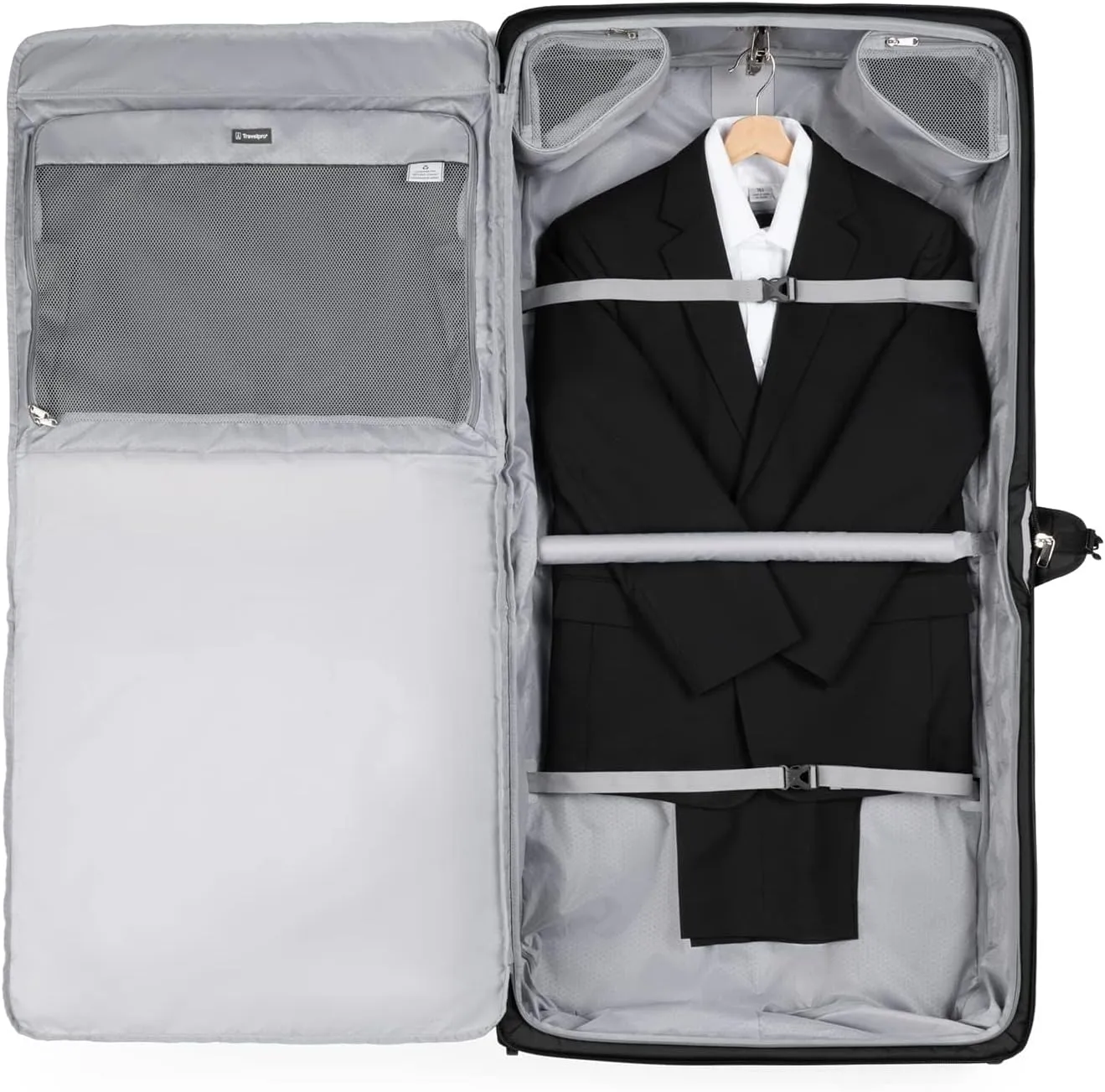 Travelpro Maxlite Lightweight Check-in Upright 2-Wheel Rolling Garment Bag, Men and Women, Business, Travel, Black