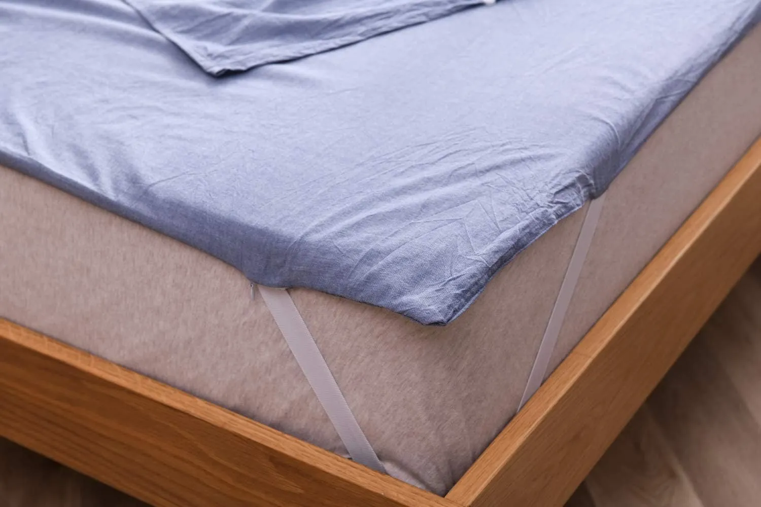 Travelux Hotel Camping Airbed Packable Travel Sheet Set with Carrying Bag, Full, Blue
