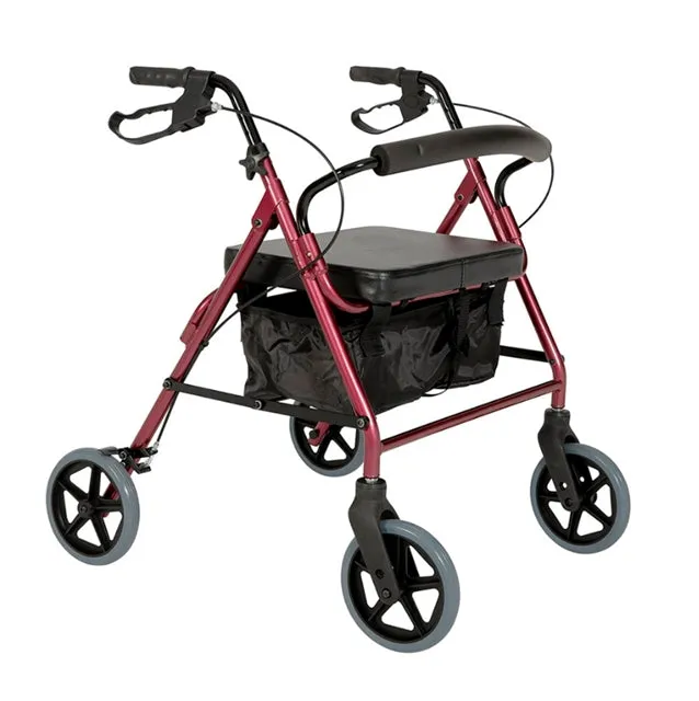 Trekker Heavy Duty Rollator – Aluminium